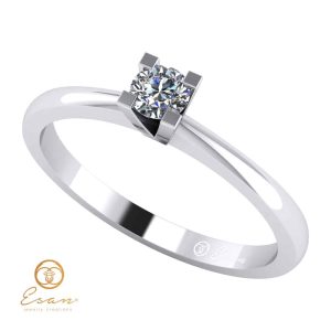 inel de logodna din aur cu diamant ES31-A