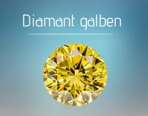 diamant colorat galben