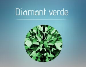 diamant colorat verde