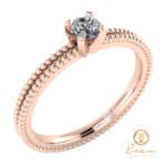 inel de logodna din aur cu diamant solitaire ES36-R