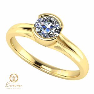 Inel de logodna din aur cu diamant 0.50ct ES134