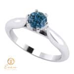 inel cu diamant albastru ES131-A