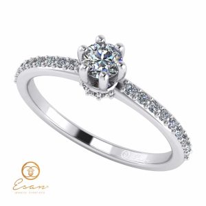 Inel de logodna cu diamante ES91