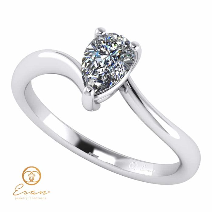 Inel de logodna cu diamant