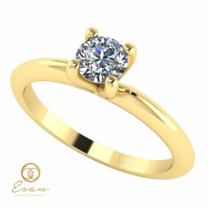 Inel de logodna solitaire cu diamant ES6