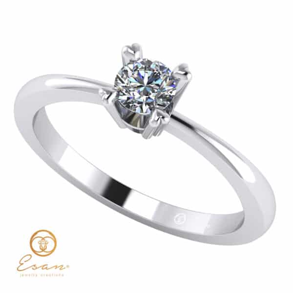 Inel de logodna cu diamant solitaire ES7