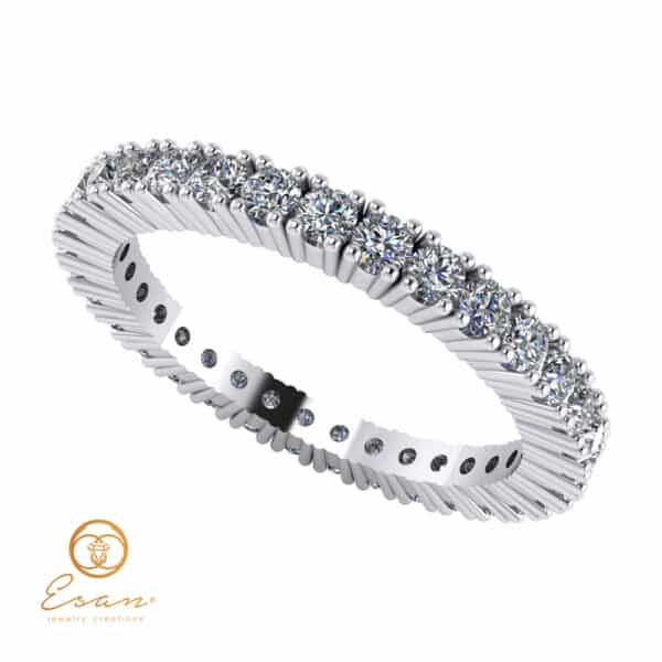Inel de logodna cu diamante ES60