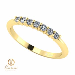 Inel de logodna din aur cu diamante ES62