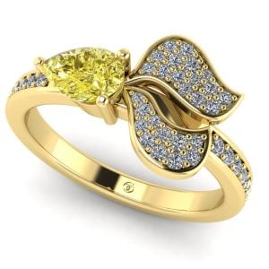 Inel de logodna aur 750 model luxury esan cu diamante naturale ES352