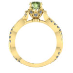 Inel din aur 18k cu diamante de logodna ES336