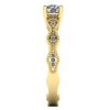 Inel de logodna cu diamant GIA model vintage din aur galben ES215