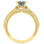 Inel de logodna model vintage retro cu diamant 0.60 carate din aur ES289