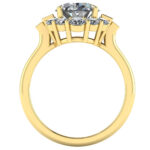 Inel din aur 18k cu diamant 2 carate mare natural certificat GIA de logodna ES393