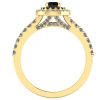 Inel de logodna din aur 18k galben cu diamante ES369