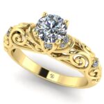 Inel de logodna cu diamant 0.50 carate D/VVS GIA din aur 18k 3.30 grame ES375